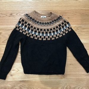 Women’s Madewell Wool Blend Pullover Sweater (medium)